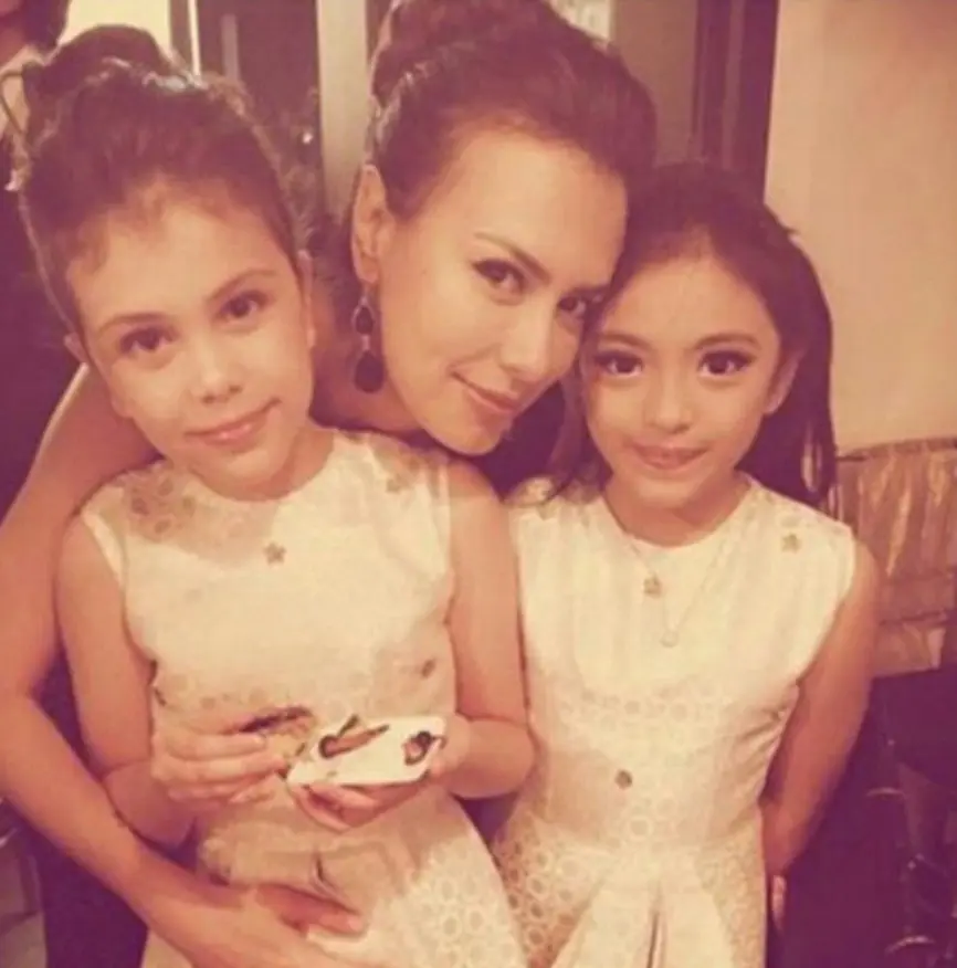 Sophia Latjuba bersama dengan anak Ariel NOAH, Allea. (Instagram/alleia_anata_irham)