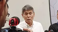 Ketua Komite Wasit PSSI, Yoshimi Ogawa berbicara mengenai perkembangan wasit di BRI Super League dan Championship. (Liputan6.com/Dimas Ramadhan)