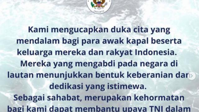 Kedubes As Ungkapkan Duka Cita Untuk Korban Kapal Selam Kri Nanggala 402 Global Liputan6 