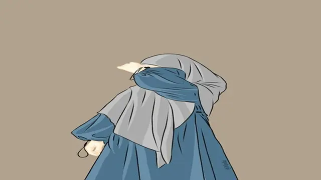 Kumpulan Gambar Kartun Muslimah Sedih dan Menangis, Lengkap Kata Bijak yang Menyentuh Hati