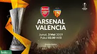 Liga Europa - Arsenal Vs Valencia (Bola.com/Adreanus Titus)