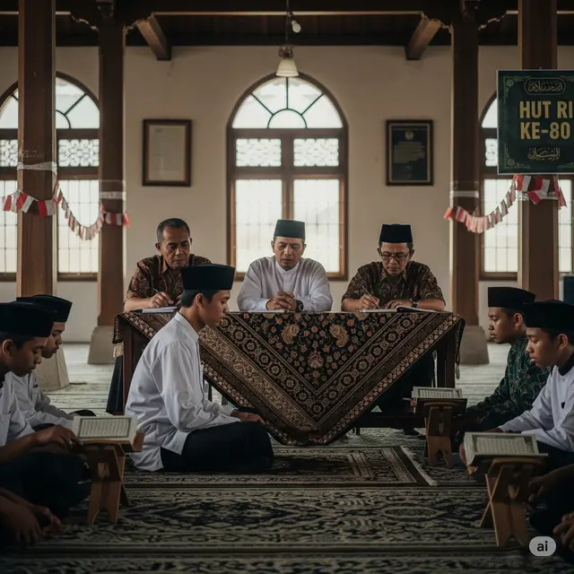 Lomba 17 Agustus di Pesantren