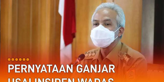 VIDEO: Pernyataan Ganjar Usai Insiden Antar Warga dan Polisi di Wadas