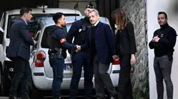 Di lembaga pemasyarakatan La Sante, Nicolas Sarkozy akan menjalani hukuman selama lima tahun. (JULIEN DE ROSA/AFP)
