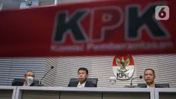 Nawawi Pomolango mengakui mendapat tugas berat setelah dilantik sebagai Ketua Komisi Pemberantasan Korupsi (KPK) sementara oleh Presiden Joko Widodo. (Liputan6.com/Angga Yuniar)