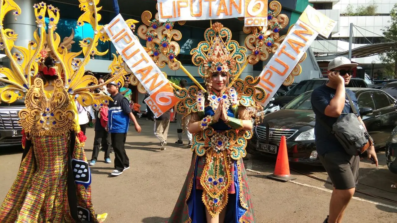 Parade Asian Games 2018 (Foto: Liputan6.com/Giovani Dio Prasasti)