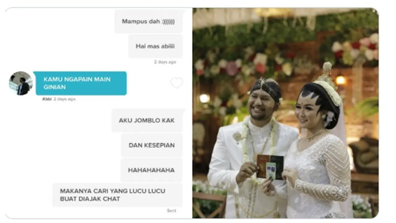 Berawal dari Tinder, 6 Pasangan Ini Berakhir di Pelaminan