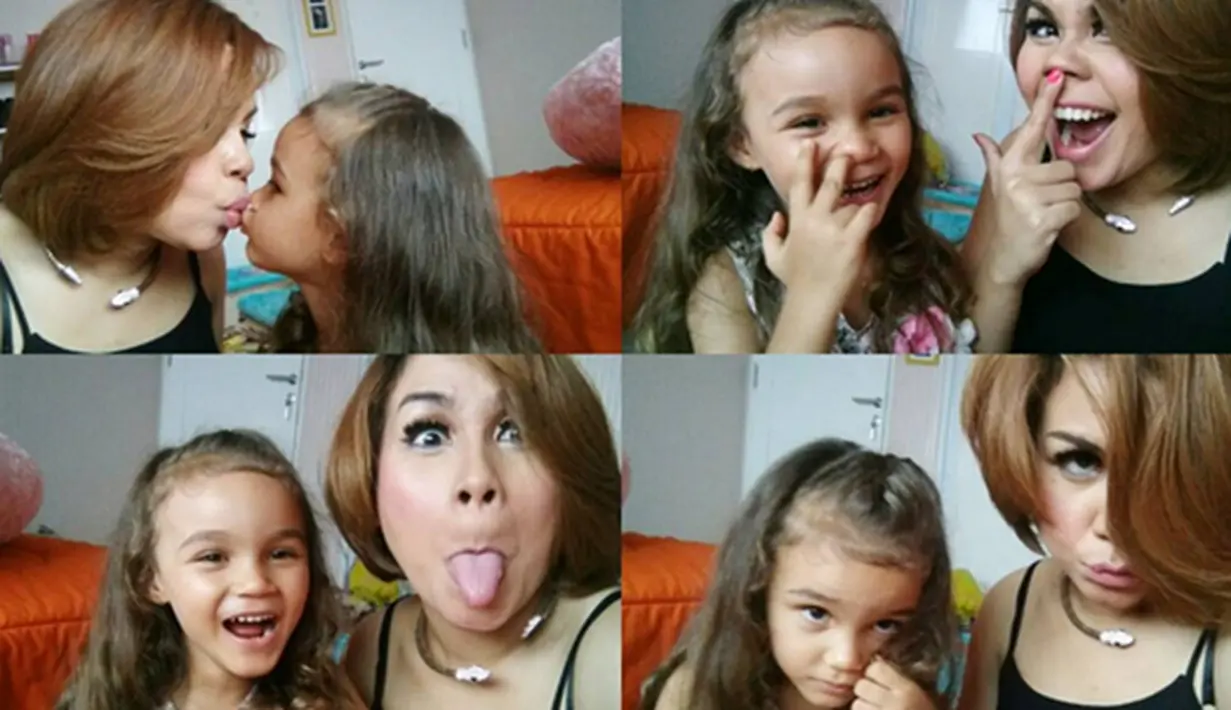 Melaney Ricardo pun kerap memperlihatkan foto-foto keseharian Chloe melalui akun Instagram pribadinya.  (Via Instagram/@melaney_ricardo)