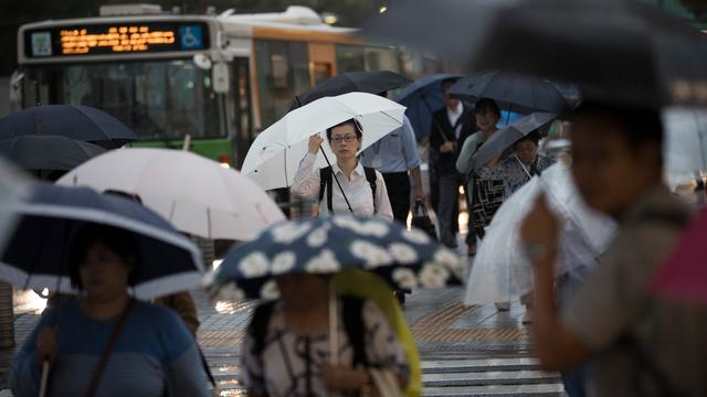 Hujan Lebat dan Angin Kencang Landa Tokyo
