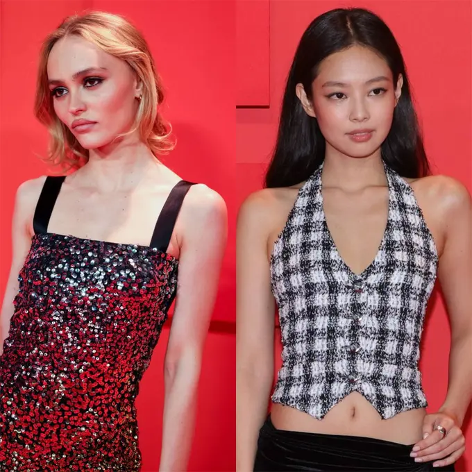 Lily-Rose Depp dan Jennie BLACKPINK