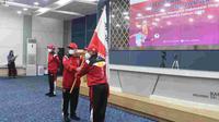 Wakil Gubernur DKI Jakarta Ahmad Riza Patria melepas Kontingen Special Olympics Indonesia (SOIna) DKI Jakarta untuk Pekan Special Olympic Indonesia Tingkat Nasional (Pesonas) 2022. (Liputan6.com/Winda Nelfira)