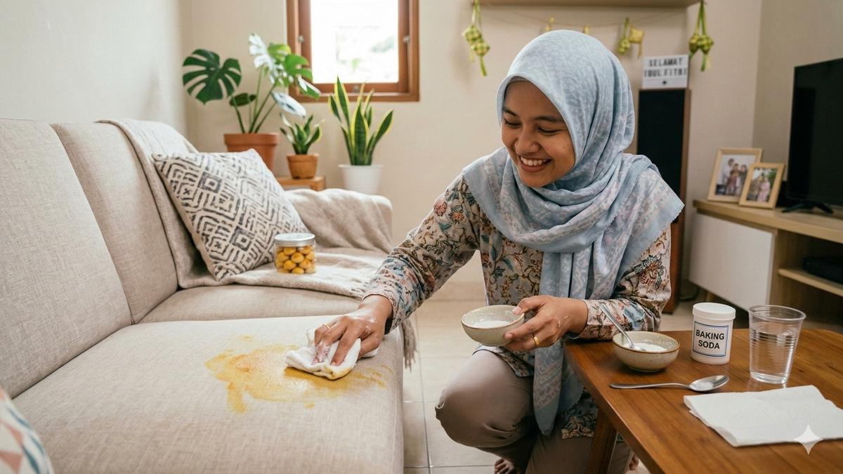 Tips Membersihkan Sofa dan Karpet Setelah Banyak Tamu Lebaran