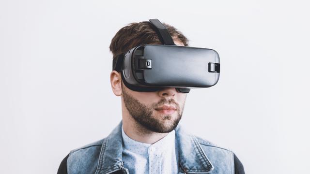 Ilustrasi VR, Virtual Reality, VR Headset, Virtual Reality Headset