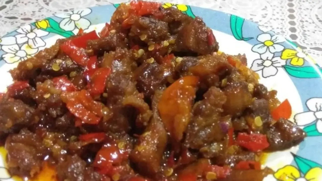 Resep daging kambing goreng rica-rica. (dok. Cookpad @cook_12706946)