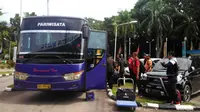 Klub Malaysia, Felcra FC, telah tiba di Palembang, Sumatera Selatan, Selasa (13/3/2018). Felcra FC akan menghadapi Sriwijaya FC dalam laga uji coba, Kamis (15/3/2018). (Liputan6.com/ Indra Pratesta)