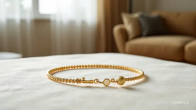 Gelang Tennis 22K Mini Charm Favorit Hijabers