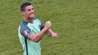 Striker tim nasional Portugal, Cristiano Ronaldo. (AFP/Jean-Philippe Ksiazek)