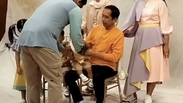 Keluarga Kahiyang Ayu Rayakan Ulang Tahun Ketiga Anaknya