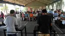 Dua orang napi melakukan pencoblosan pilpres di LP Cipinang, Jakarta, (9/7/14) (Liputan6.com/ Miftahul Hayat)