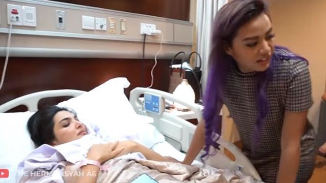 6 Potret Kondisi Ashanty Saat Dirawat, Jalani Operasi Hingga Dijenguk Millendaru