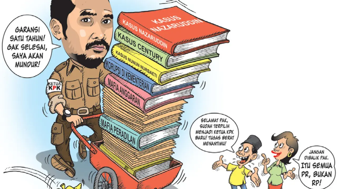 Meme Kocak  Pimpinan KPK Abraham Samad 