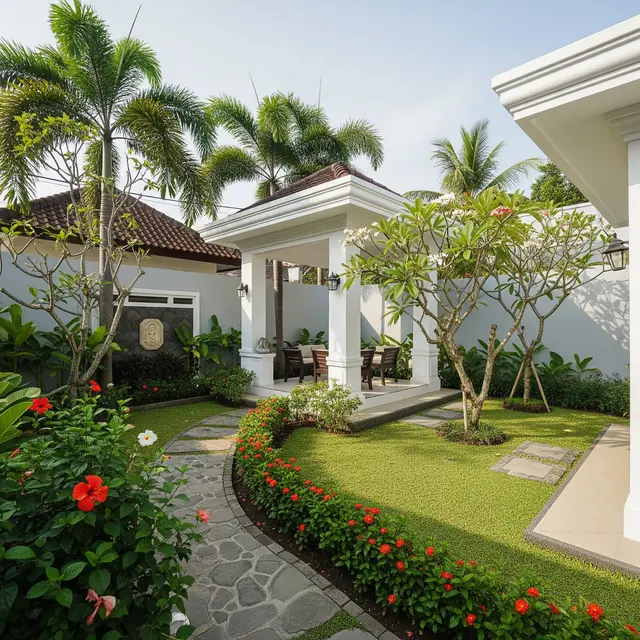 9 Desain Taman Belakang Rumah dengan Gazebo, Menciptakan Surga Relaksasi