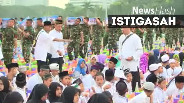 Panglima TNI Gatot Nurmantyo dan Kapolri Jenderal Tito Karnavian turun bersama melaksanakan istigasah dan doa bersama