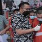 Seorang warga Jakarta tersangka penipuan dengan modus gendam handphone&nbsp;ditahan di Mapolresta Malang Kota&nbsp;