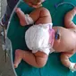 Seorang ibu di India, Nandini, telah melahirkan bayi perempuan dengan berat 6,8 kilogram. 
