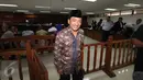 Terdakwa kasus suap gas alam Bangkalan, Fuad Amin usai menjalani sidang lanjutan di Pengadilan Tipikor, Jakarta, Kamis (13/8). Agenda sidang Mantan Bupati Bangkalan itu guna mendengarkan keterangan 25 saksi. (Liputan6.com/Helmi Afandi)