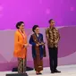 Presiden Joko Widodo (Jokowi), Ibu Negara Iriana dan jajaran organisasi OASE KIM bersama Ketua Umum KOWANI Giwo Rubianto Wiyogo.