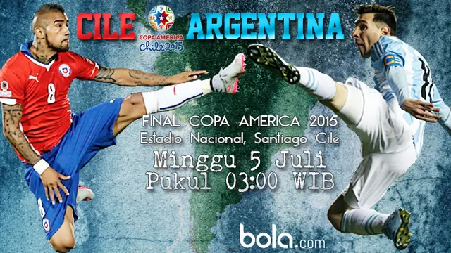 Grafis Final Copa America 2015
