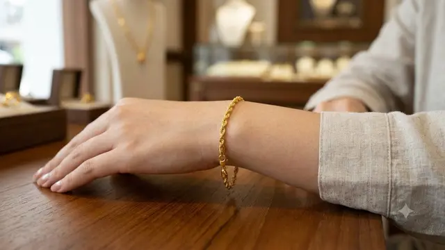 Model Gelang Emas 24 Karat 5 Gram