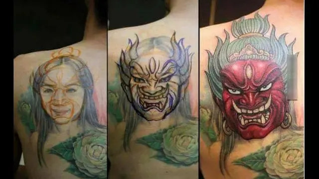 [Bintang] Ini yang Terjadi kalau Sudah Terlanjur Tato Wajah Mantan Pacar di Tubuh