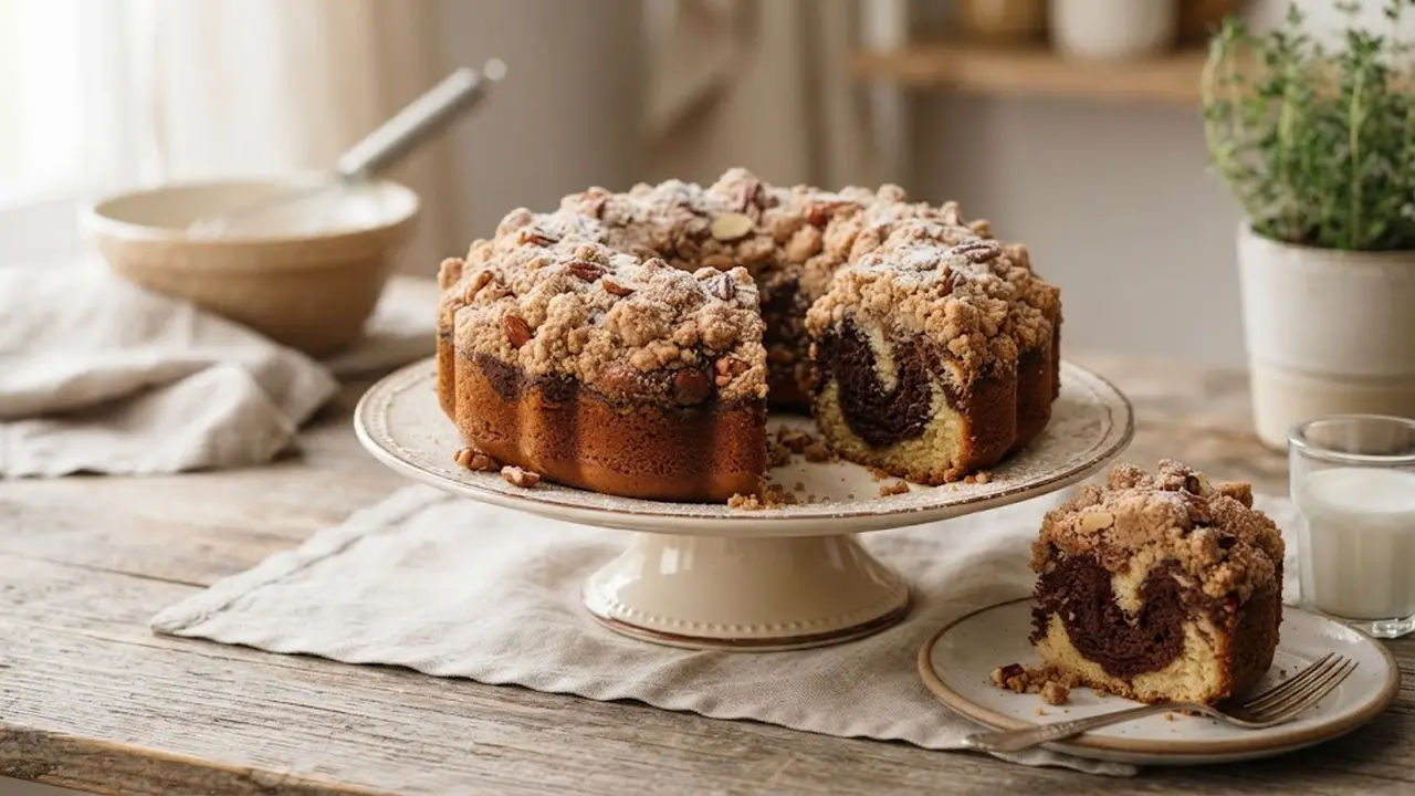 Resep Marble Crumble Cake 2 Telur