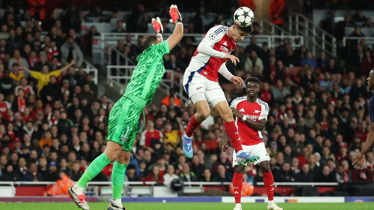 Foto: Duel Udara Havertz vs Donnarumma yang Berujung Gol, Arsenal Bungkam PSG di Liga Champions