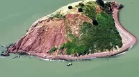 Red Rock Island, Pulau di Teluk San Fransisco yang dijual US$ 5 Juta namun tak laku-laku. (Business Insider)