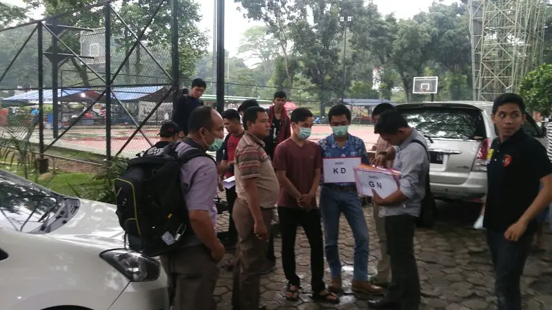 Polisi kembali menggelar rekonstruksi kasus duel gladiator