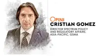 Cristian Gomez, Director Spectrum Policy and Regulatory Affairs, Asia-Pacific, GSMA. Dok: Abdillah