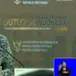 Menteri Energi dan Sumber Daya Mineral (ESDM) Arifin Tasrif dalam Seminar Nasional Perekonomian Outlook Indonesia, di Jakarta, Jumat (22/12/2023). (Tira/Liputan6.com)