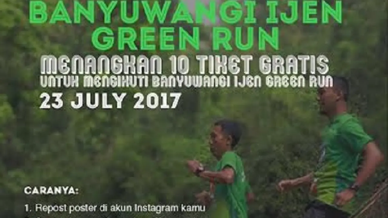 Bupati Banyuwangi Gelar Kuis Lari Gunung Ijen