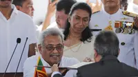 Presiden Sri Lanka Gotabaya Rajapaksa. (AP Photo/Eranga Jayawardena, File)