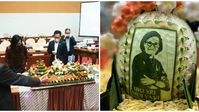 6 Momen Kejutan Ulang Tahun Menkeu Sri Mulyani, Ungkap Rasa Syukur