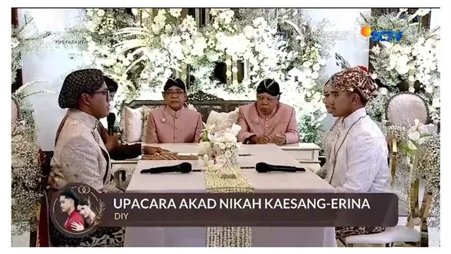 13 Momen Akad Nikah Kaesang Pangarep dan Erina Gudono, Penuh Haru Bahagia