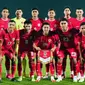 Pelatih Timnas Indonesia U-23, Shin Tae-yong menurunkan beberapa pemain andalannya di skuad senior seperti Rizky Ridho, Witan Sulaeman, Rafael Struick, Ivar Jenner, dan Ramadhan Sananta. (Dok. PSSI)