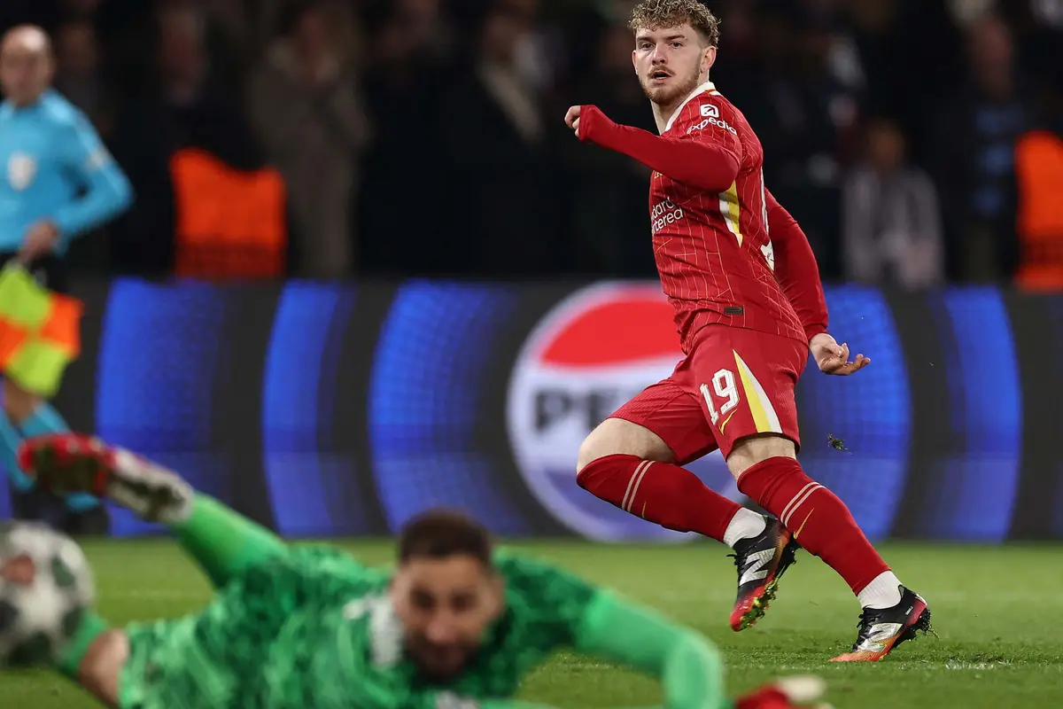 Gol Harvey Elliott Buka Peluang Liverpool Lolos ke Perempat Final Liga Champions 2024/2025