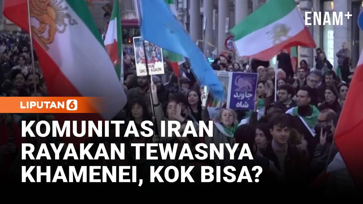 Dukung Serangan AS-Israel, Diaspora Iran di Roma Rayakan Tewasnya Khamenei