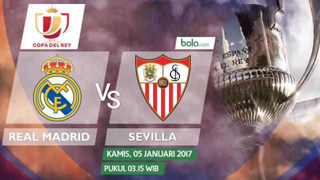 Copa Del Rey_Real Madrid Vs Sevilla (Bola.com/Adreanus Titus)