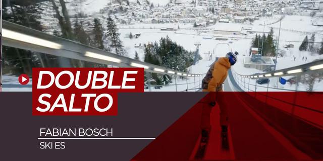 VIDEO: Keren! Juara Dunia Ski Es ini Lakukan Double Salto Saat Meluncur