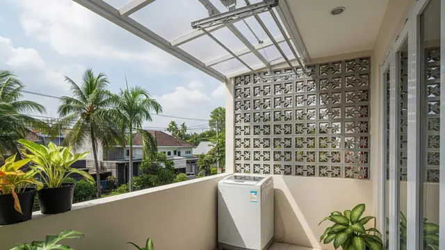 Model Tempat Cuci Baju di Sudut Rumah yang Tidak Makan Tempat